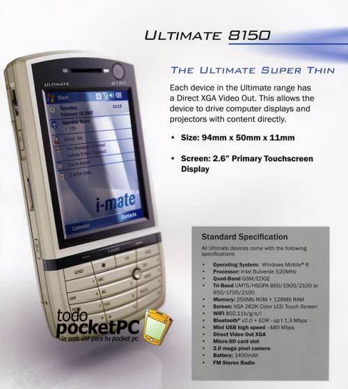 i-mate Ultimate 8150
