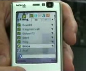 fring  Nokia N95