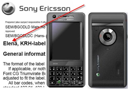 Sony Ericsson Elena