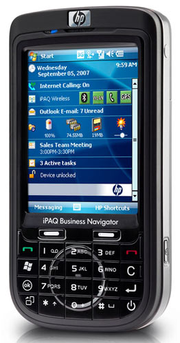 HP iPAQ 610 Business Navigator