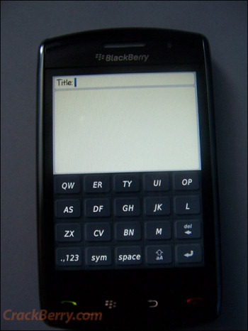 BlackBerry Thunder