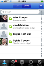 Skype  iPhone