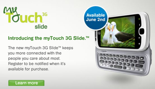 T-Mobile MyTouch 3G Slide