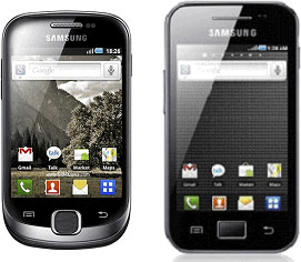 Samsung Galaxy Ace  Samsung Galaxy Fit