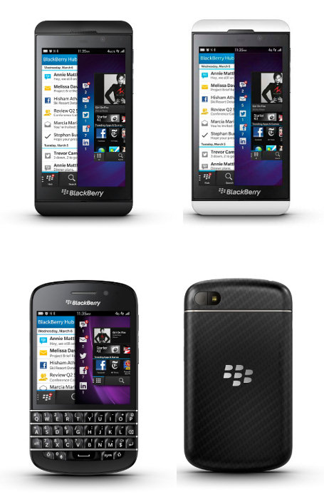 BlackBerry Z10  Q10