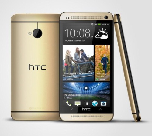 HTC One gold